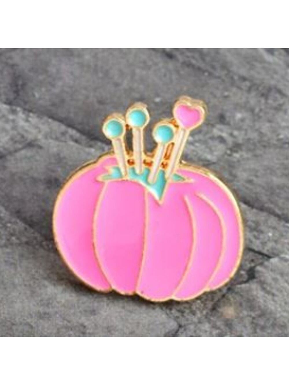 Pin Cushion Sewing Pin Brooch
